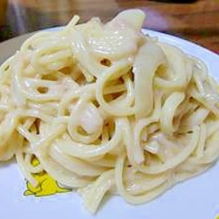 シチューの素で簡単！ツナクリームパスタ